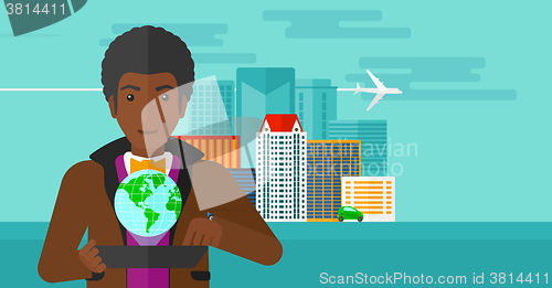 Image of International technology communication.