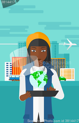Image of International technology communication.
