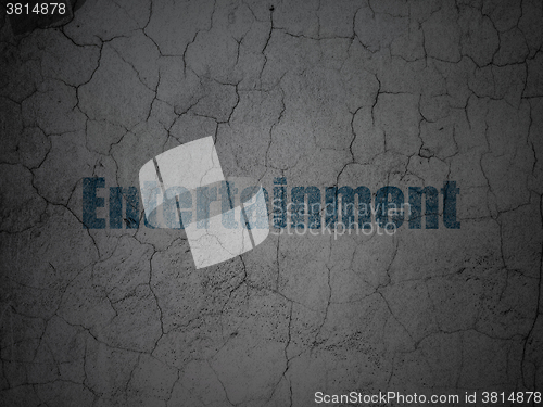 Image of Holiday concept: Entertainment on grunge wall background