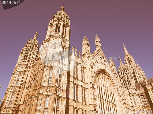 Image of Houses of Parliament vintage