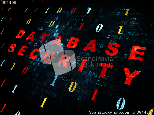 Image of Programming concept: Database Security on Digital background