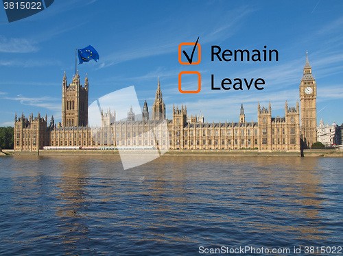 Image of Brexit referendum in UK