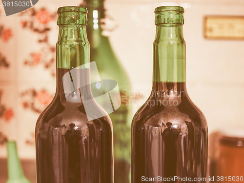 Image of  Bottles of wine vintage