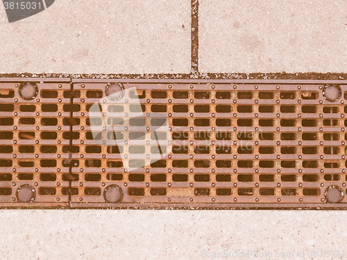 Image of  Manhole detail vintage