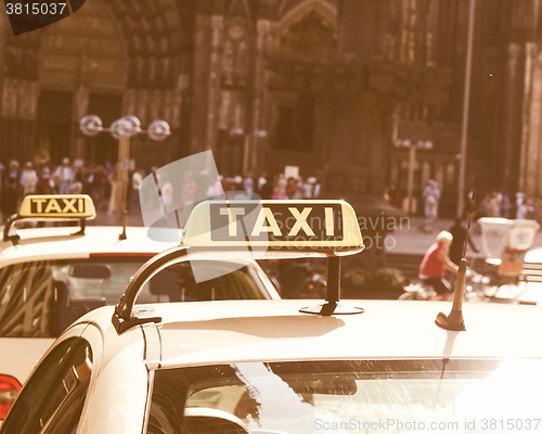 Image of  Taxi picture vintage