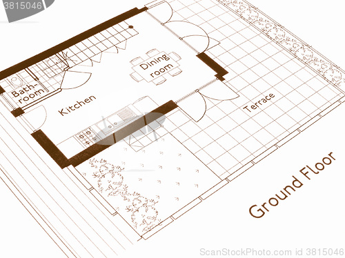 Image of  Technical drawing vintage