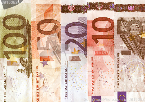 Image of  Euro note vintage