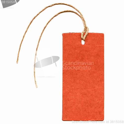 Image of  Tag label vintage