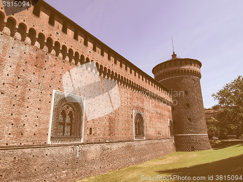 Image of Castello Sforzesco, Milan vintage