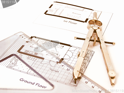 Image of  Technical drawing vintage