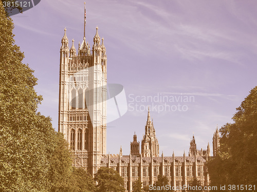 Image of Houses of Parliament vintage