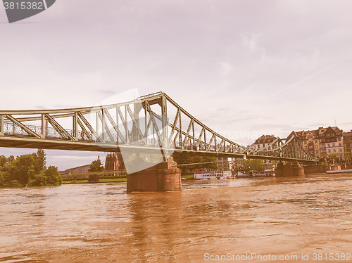 Image of Iron Bridge in Frankfurt vintage
