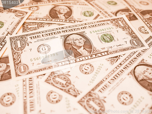 Image of  Dollar notes 1 Dollar vintage