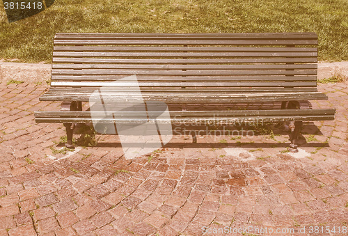 Image of  A bench vintage