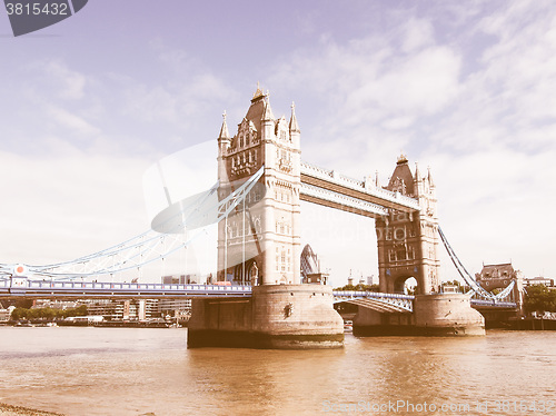 Image of Tower Bridge, London vintage