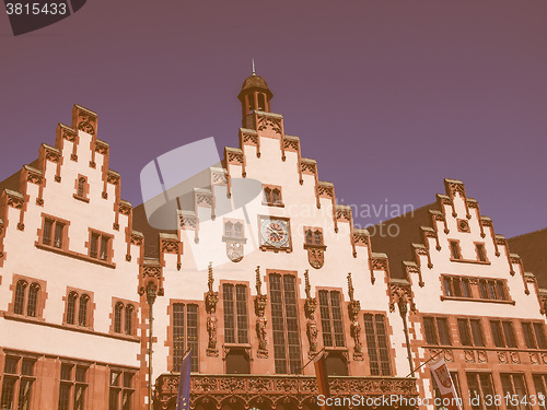 Image of Frankfurt city hall vintage