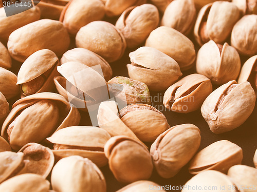 Image of Retro looking Pistachios picture