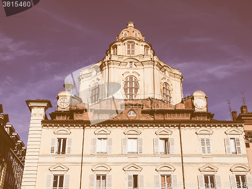 Image of San Lorenzo church, Turin vintage