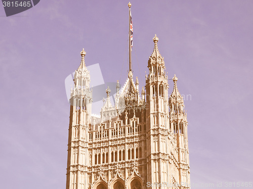 Image of Houses of Parliament vintage