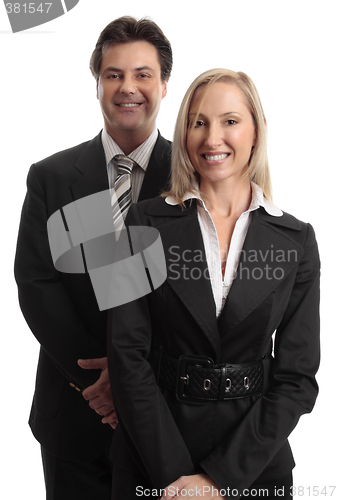Image of Businessman and Businesswoman