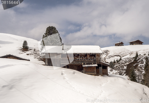 Image of Huts in the mountains