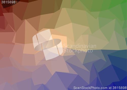 Image of abstract color background with deformed shapes