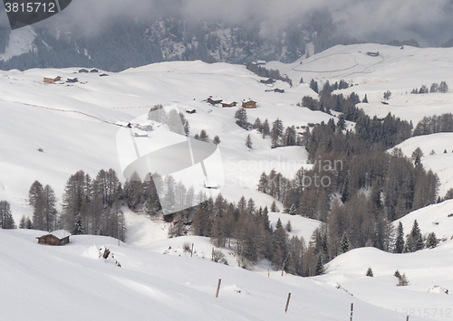 Image of Huts in the mountains