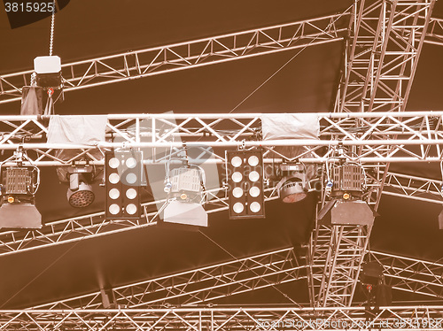 Image of  Stage lights vintage