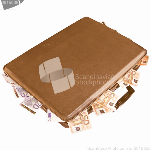 Image of  Money suitcase vintage