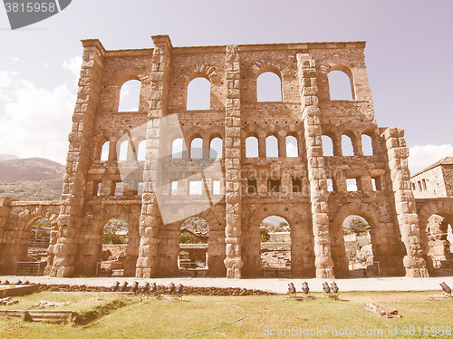 Image of Roman Theatre Aosta vintage