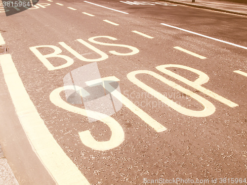 Image of  Bus stop vintage