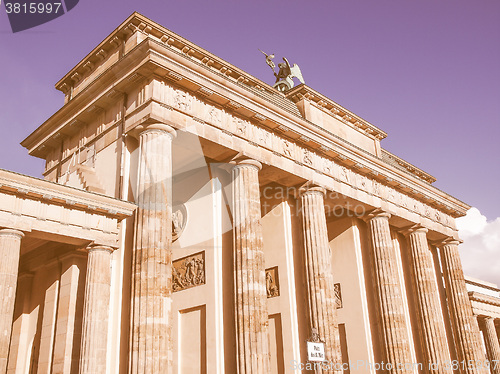 Image of Brandenburger Tor Berlin vintage