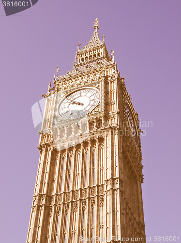 Image of Big Ben, London vintage