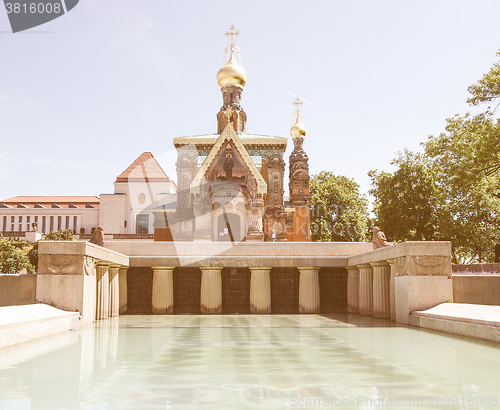 Image of Russian Chapel in Darmstadt vintage