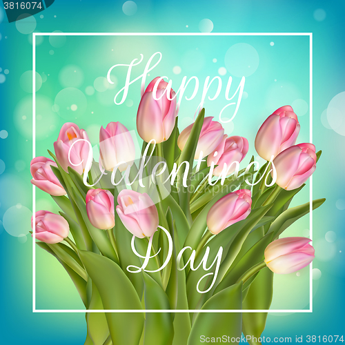 Image of Valentines day greeting card. EPS 10