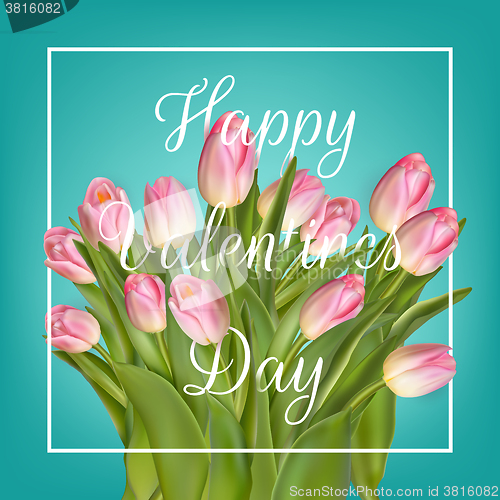 Image of Valentines day greeting card. EPS 10