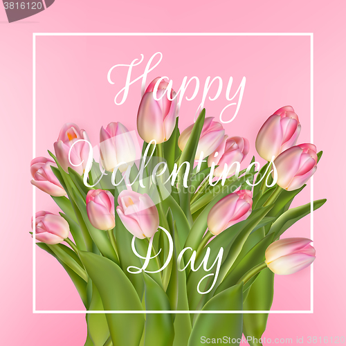 Image of Valentines day greeting card. EPS 10