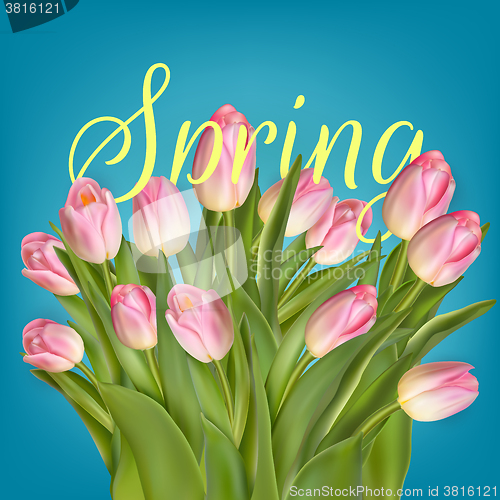 Image of Spring background template. EPS 10