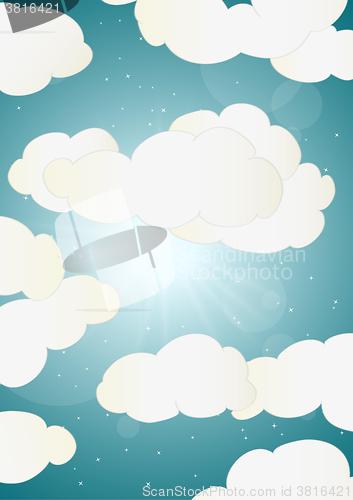 Image of sky with clouds