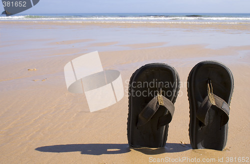 Image of Sandals at the beach