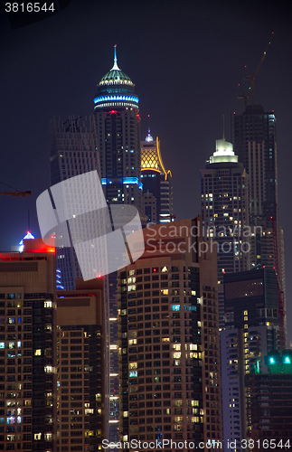 Image of Dubai at Night, UAE