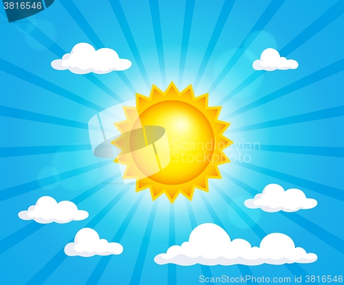 Image of Abstract sun theme image 8