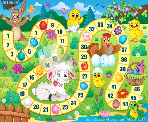 Image of Board game image with Easter theme 1