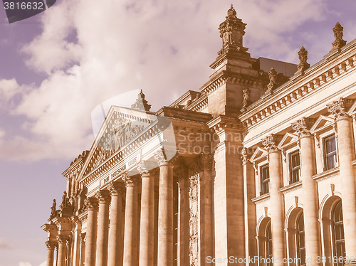 Image of Reichstag Berlin vintage