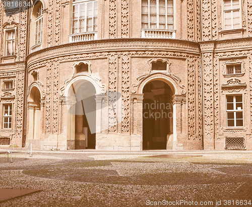 Image of Palazzo Carignano in Turin vintage