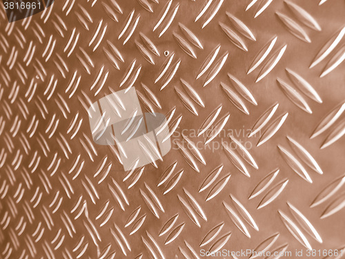 Image of Retro looking Diamond steel