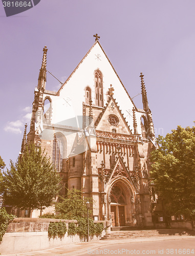 Image of Thomaskirche Leipzig vintage