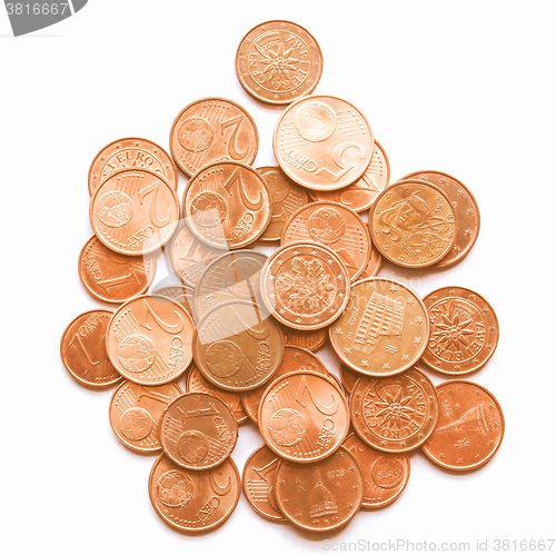 Image of  Euro coins vintage