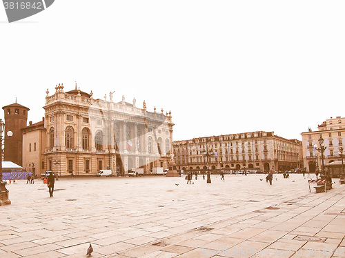 Image of Piazza Castello, Turin vintage