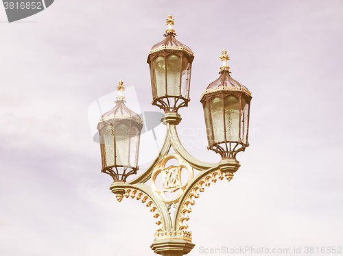 Image of  Street light vintage